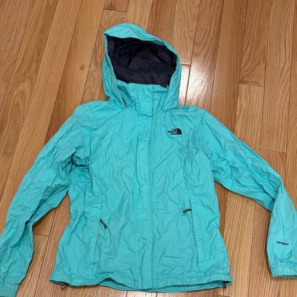 ☘️ The North Face Women's Teal Rain Jacket - Picture 2 of 11